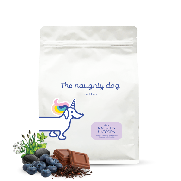 Výběrová káva The naughty dog UNICORN BLEND  #14 - 1000 g