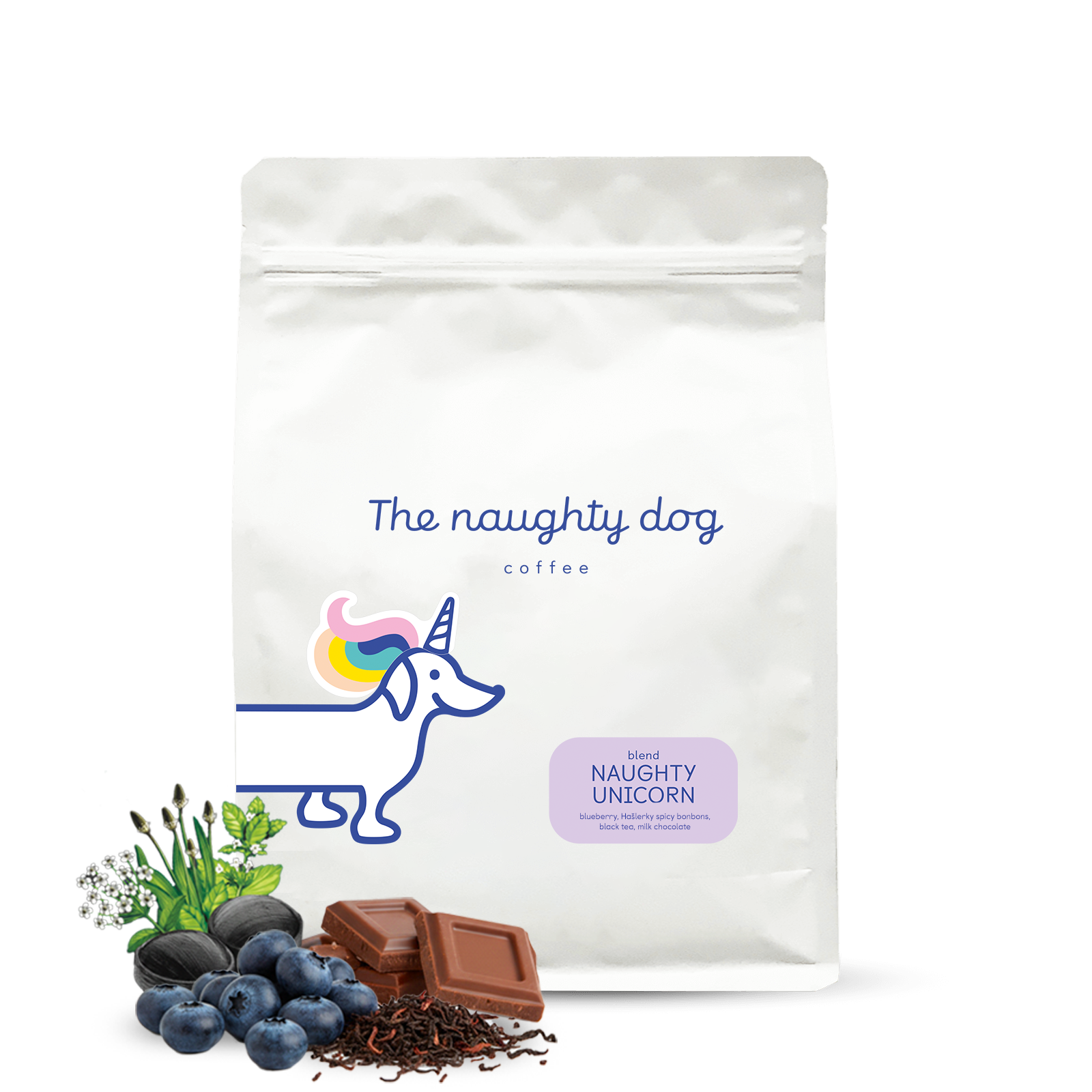 Výběrová káva The naughty dog UNICORN BLEND  #14 - 1000 g