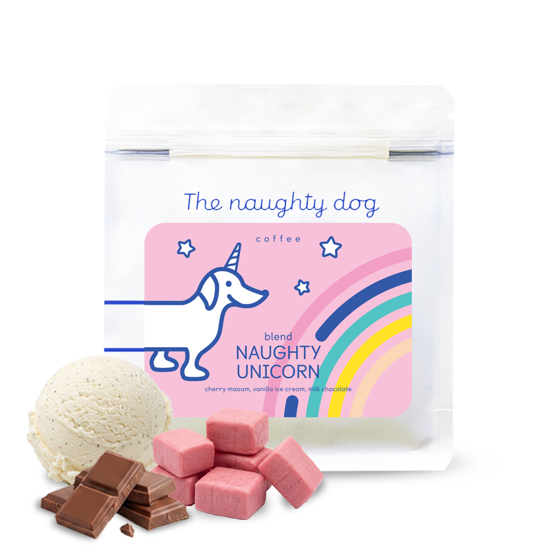 Výběrová káva The naughty dog UNICORN FILTER blend #15
