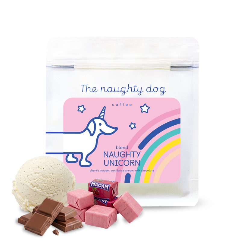 Výběrová káva The naughty dog UNICORN FILTER blend #15