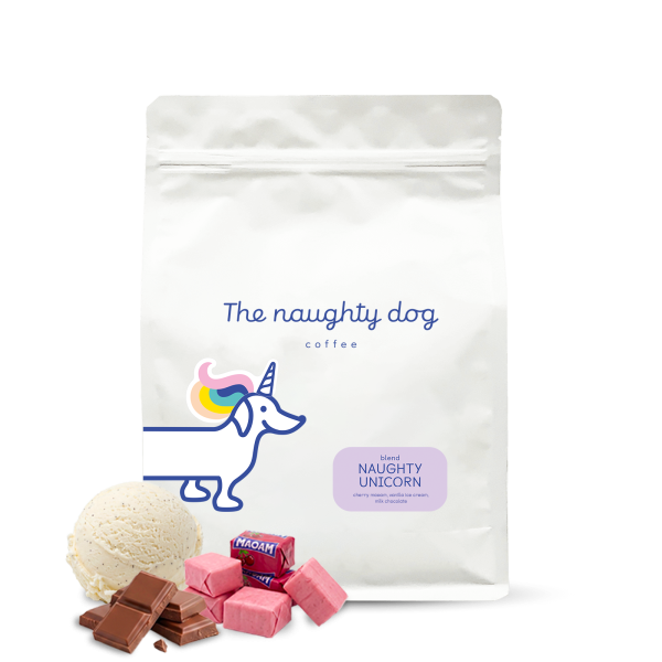 Výběrová káva The naughty dog UNICORN FILTER blend #15 - 1000g