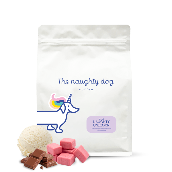 Výběrová káva The naughty dog UNICORN FILTER blend #15 - 1000g
