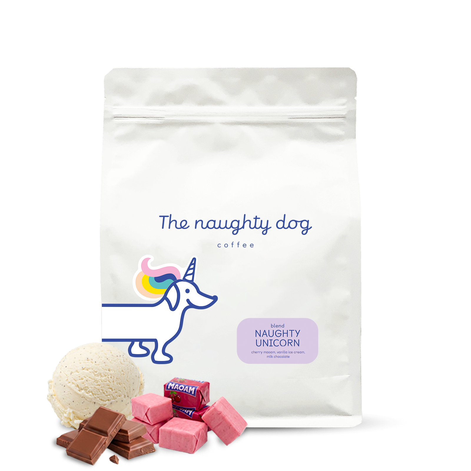 Výběrová káva The naughty dog UNICORN FILTER blend #15 - 1000g