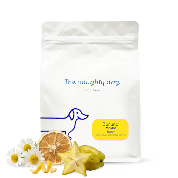 Výběrová káva The naughty dog Burundi MASHA honey - 1000 g