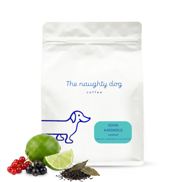 Výběrová káva The naughty dog Keňa KARIMIKUI - 1000 g