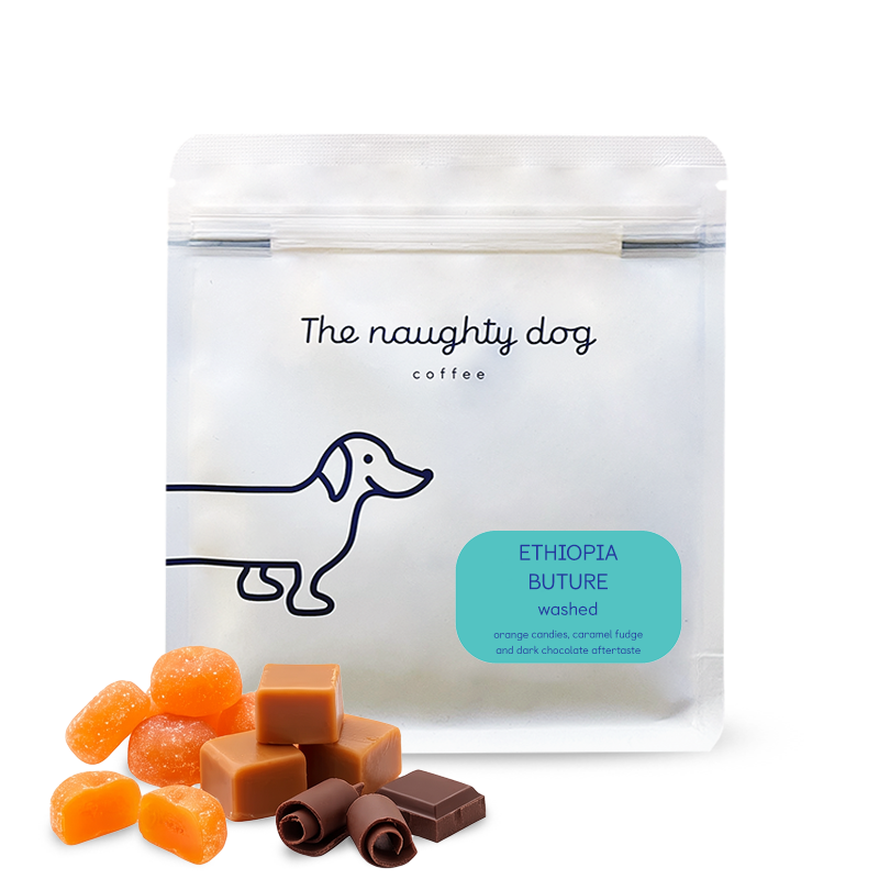 Výběrová káva The naughty dog Etiopie BUTURE
