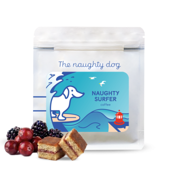 HALF CAFF NAUGHTY SURFER ESPRESSO blend #3 - The naughty dog
