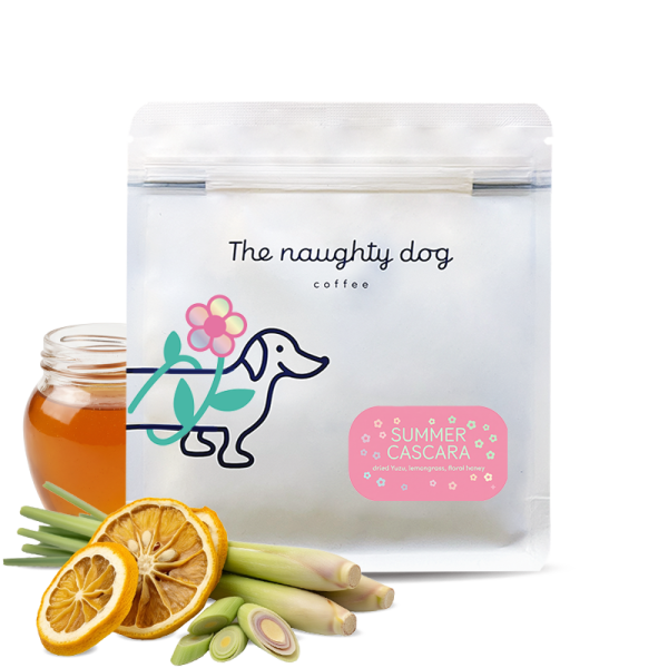 Výběrová káva The naughty dog SUMMER CASCARA - kávové slupky