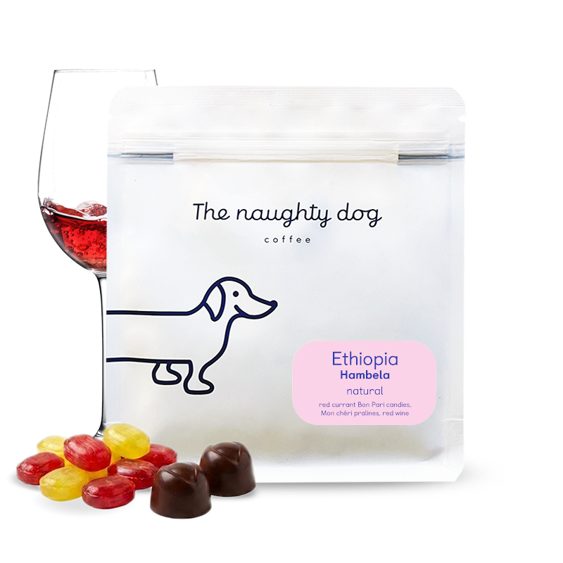 Výběrová káva The naughty dog Etiopie HAMBELA
