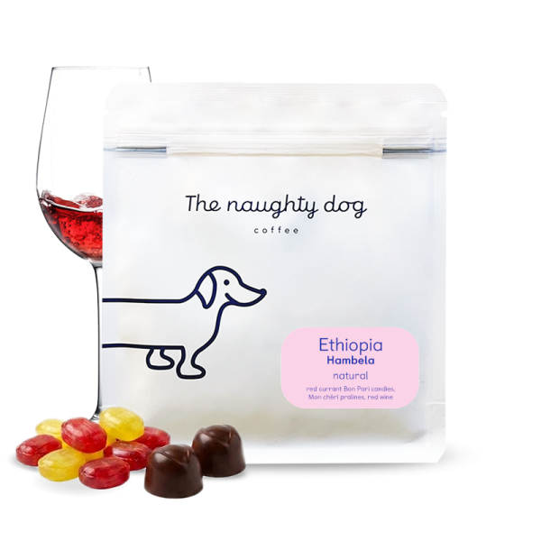 Výběrová káva The naughty dog Etiopie HAMBELA