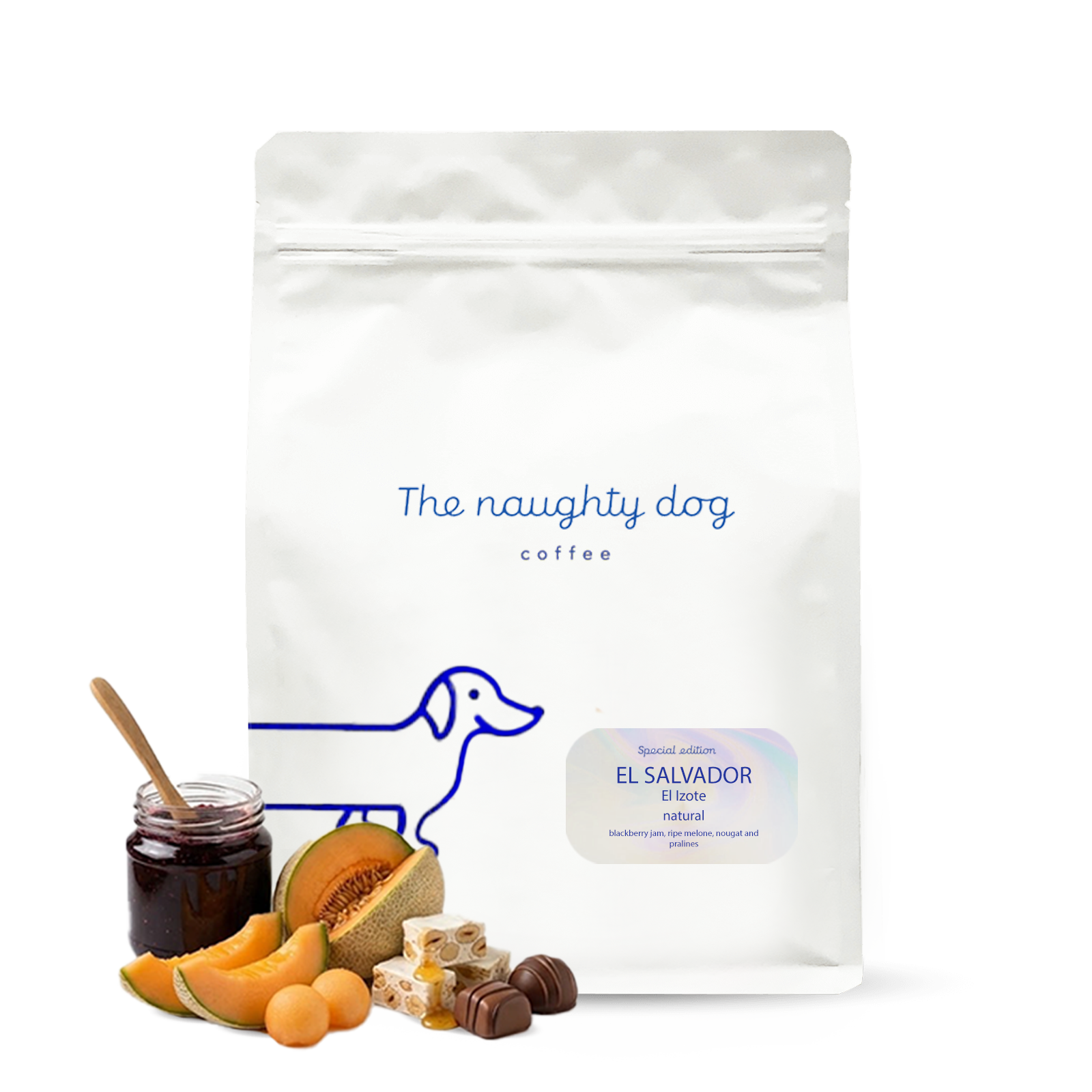 Výběrová káva The naughty dog EL Salvador EL IZOTE - speciální edice - 1000 g
