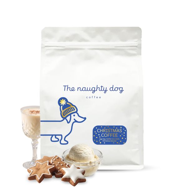 Výběrová káva The naughty dog CHRISTMAS COFFEE - Vánoční limitka 1000 g