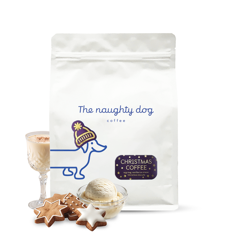 Výběrová káva The naughty dog CHRISTMAS COFFEE - Vánoční limitka - 1000 g