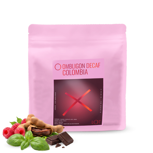 Výběrová káva Lot Roastery Kolumbie OMBLIGON DECAF - 150 g