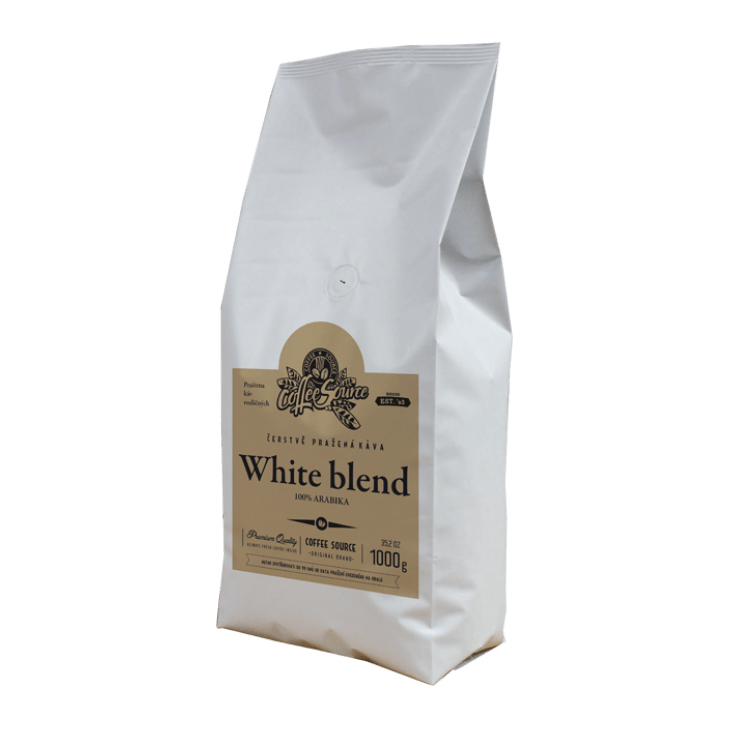 Výběrová káva Coffee Source WHITE blend - India, El Salvador