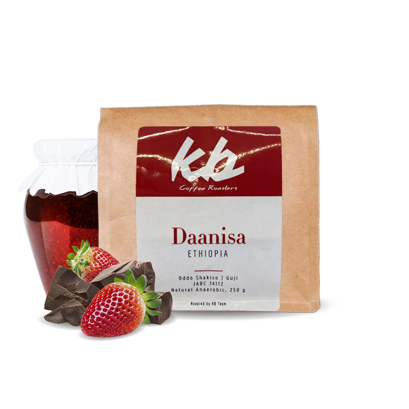 Výběrová káva KB Coffee roasters Etiopie DAANISA