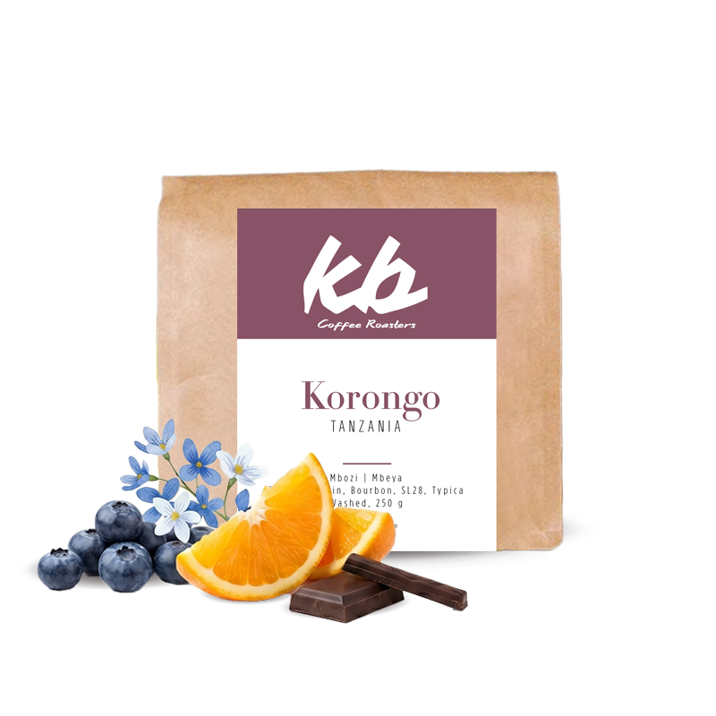 Výběrová káva KB Coffee roasters Tanzánie KORONGO
