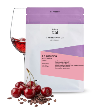 Kolumbie LA CLAUDINA - espresso - Casino Mocca
