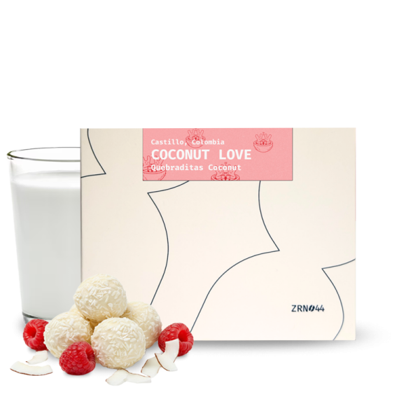 Výběrová káva Zrno44 Kolumbie COCONUT LOVE - Valentýnská limitka