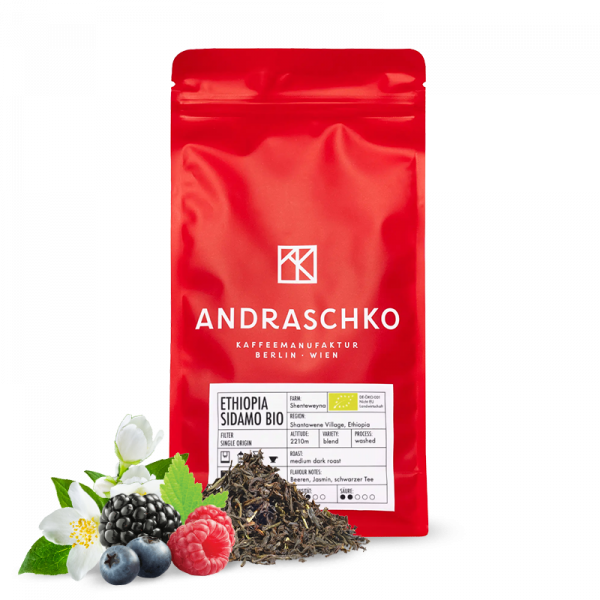 Výběrová káva Andraschko Etiopie SIDAMO