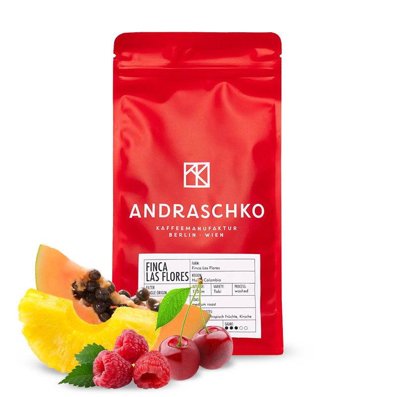 Výběrová káva Andraschko Kolumbie FINCA LAS FLORES
