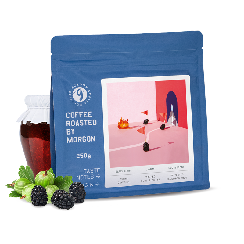 Výběrová káva Morgon Coffee Roasters Keňa GAKUYUINI