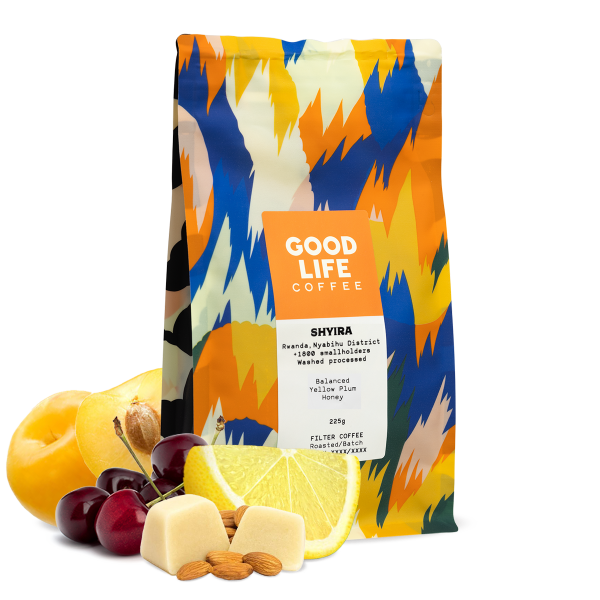 Výběrová káva Good Life Coffee Rwanda SHYIRA HONEY