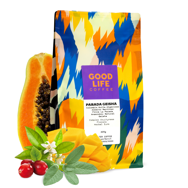 Výběrová káva Good Life Coffee Kolumbie LA PARADA GEISHA