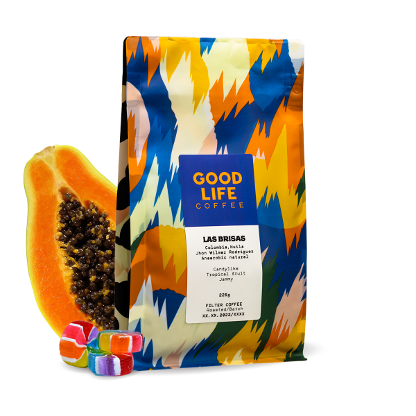 Výběrová káva Good Life Coffee Kolumbie LAS BRISAS