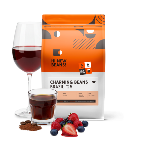 Výběrová káva Hi New Beans! Brazílie JOÃO MARCOS BOTELHO - CHARMING BEANS