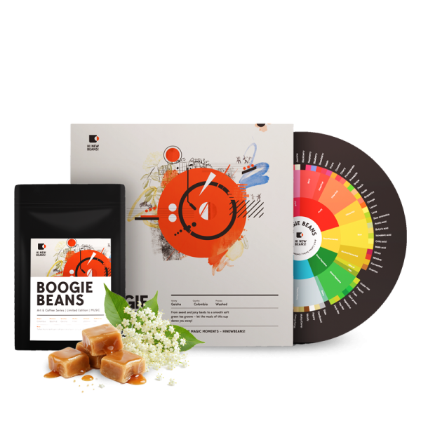 Výběrová káva Hi New Beans! Kolumbie JUAN MARTIN - BOOGIE BEANS - 100g