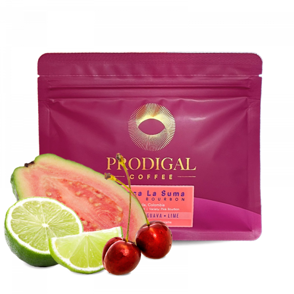 Výběrová káva Prodigal Coffee Kolumbie LA SUMA - pink bourbon - 150g