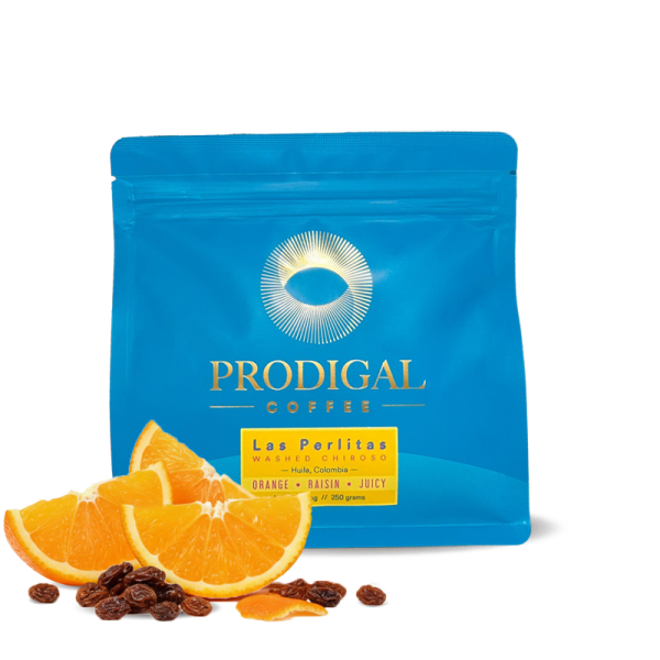 Výběrová káva Prodigal Coffee Kolumbie LAS PERLITAS CHIROSO