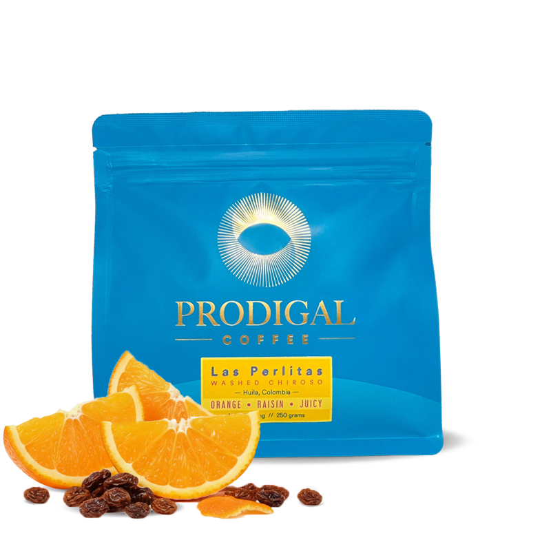 Výběrová káva Prodigal Coffee Kolumbie LAS PERLITAS CHIROSO