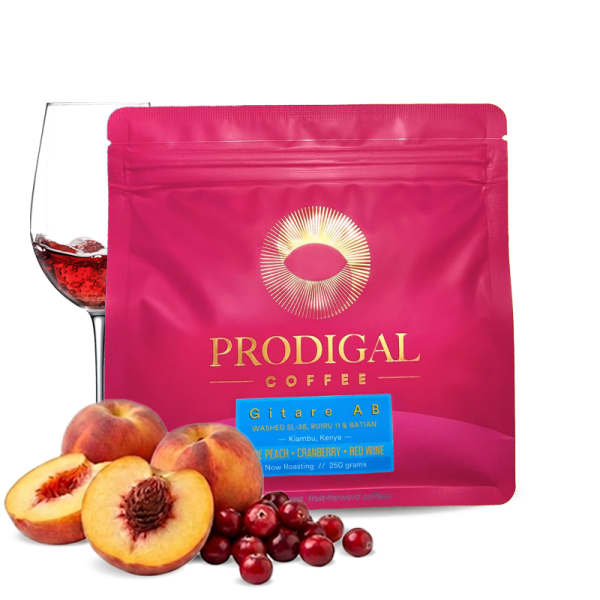 Výběrová káva Prodigal Coffee Keňa GITARE AB