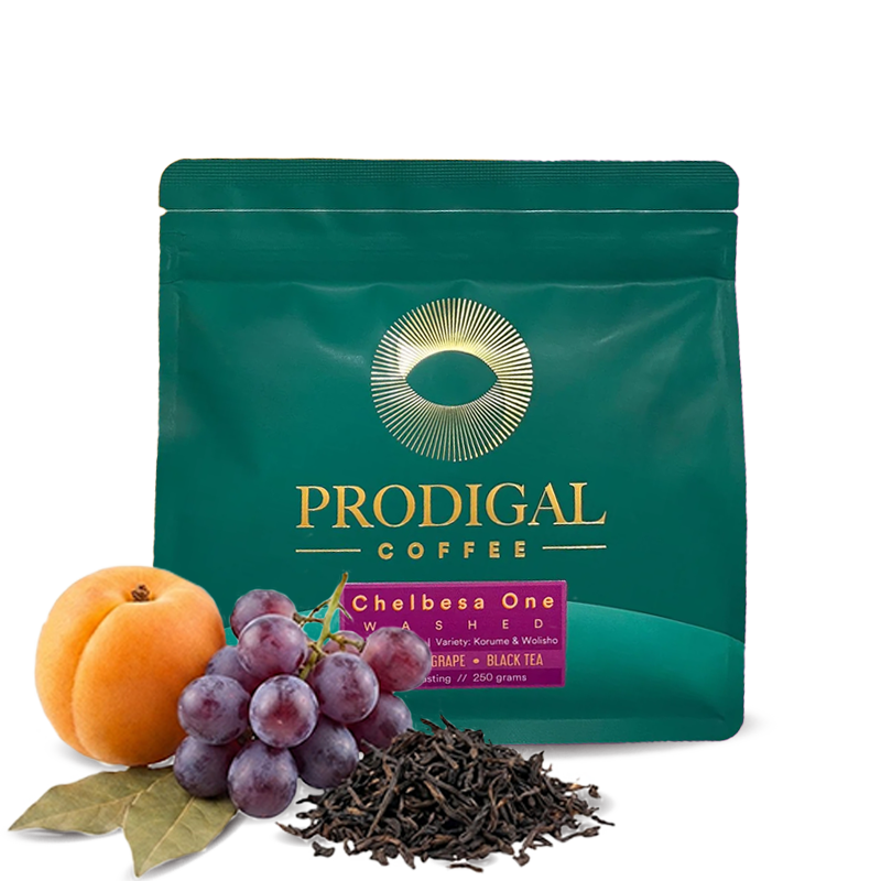 Výběrová káva Prodigal Coffee Etiopie CHELBESA ONE