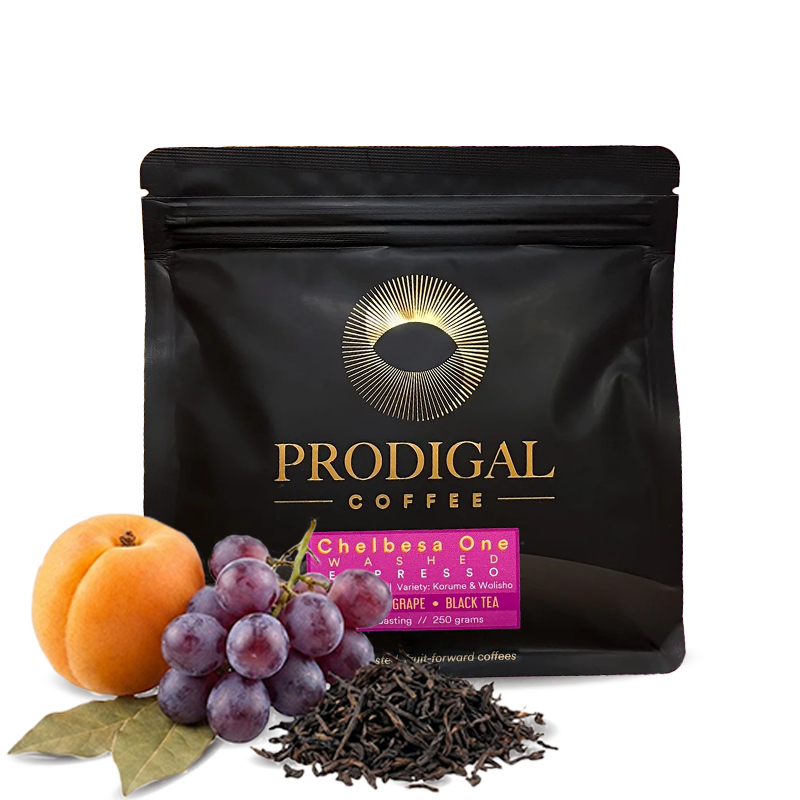 Výběrová káva Prodigal Coffee Etiopie CHELBESA ONE - espresso