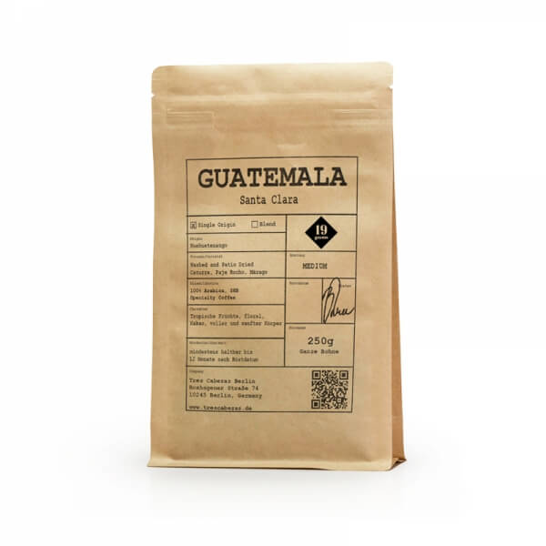 Výběrová káva 19grams coffee Guatemala SANTA CLARA - vyprodej