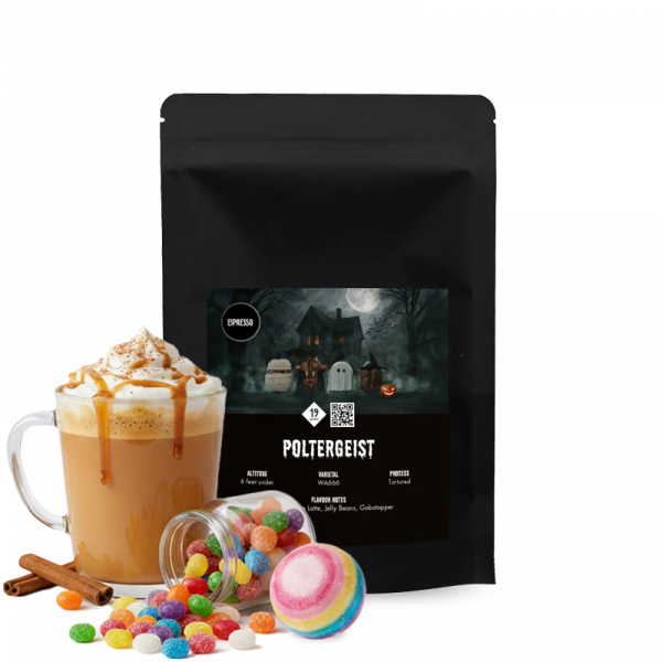 Výběrová káva 19grams coffee POLTERGEIST - halloweenská káva - espresso