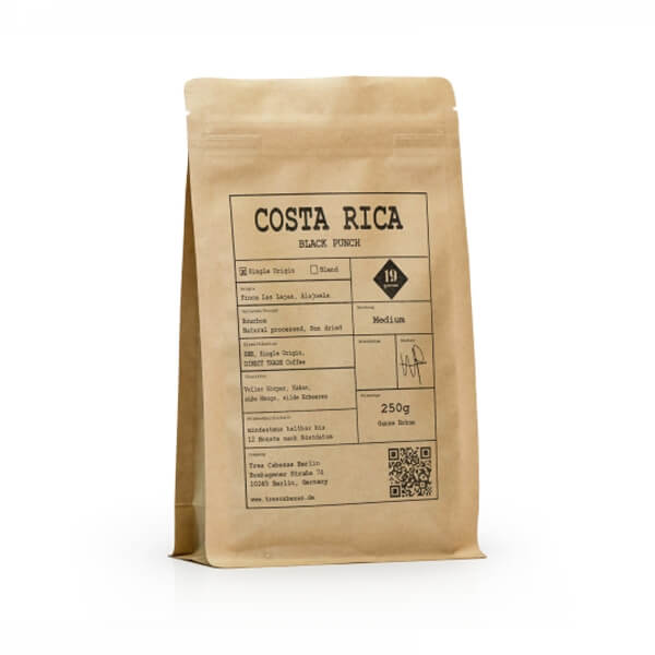 Výběrová káva 19grams coffee Kostarika BLACK PUNCH 