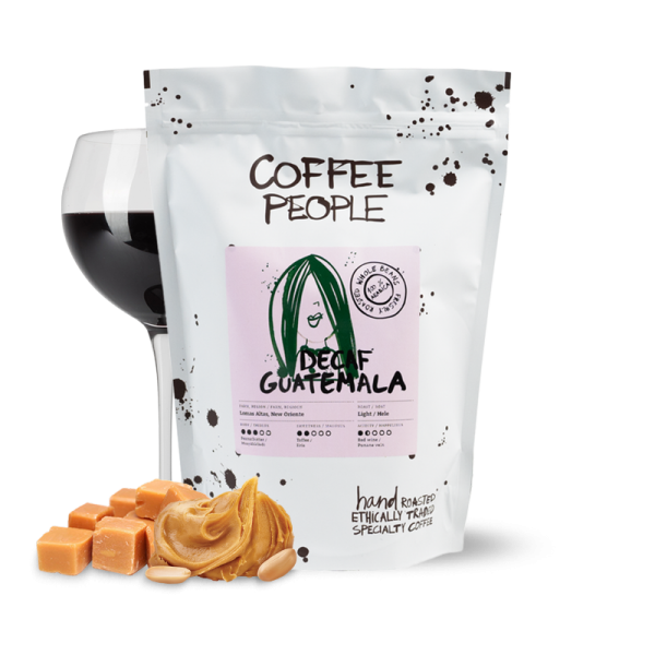 Výběrová káva Coffee People Guatemala LOMAS ALTAS - bezkofeinová