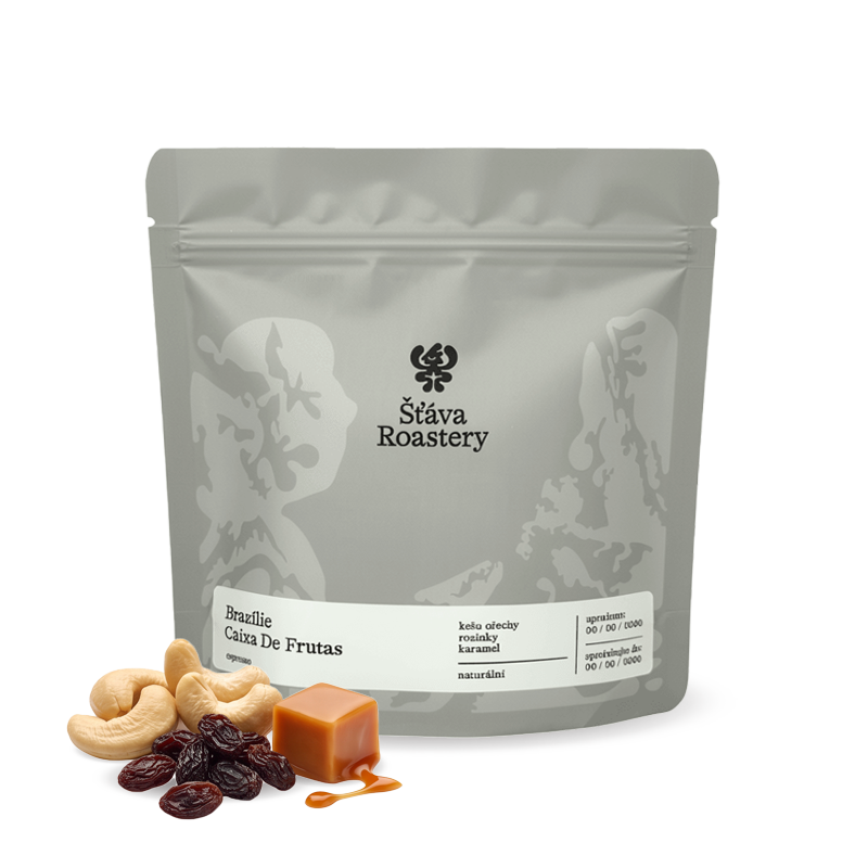 Výběrová káva Šťáva Roastery Brazílie CAIXA DE FRUTAS