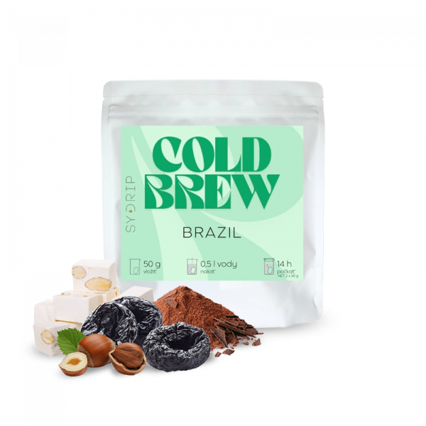 Výběrová káva Sydrip COLD BREW BAGS - Brazílie Daterra - 2ks/bal.