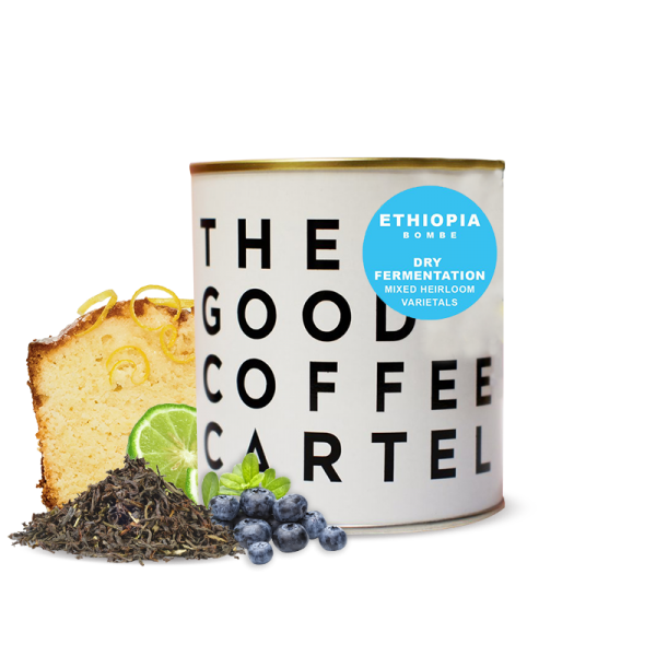 Výběrová káva The Good Coffee Cartel Etiopie BOMBE - suchá fermentace