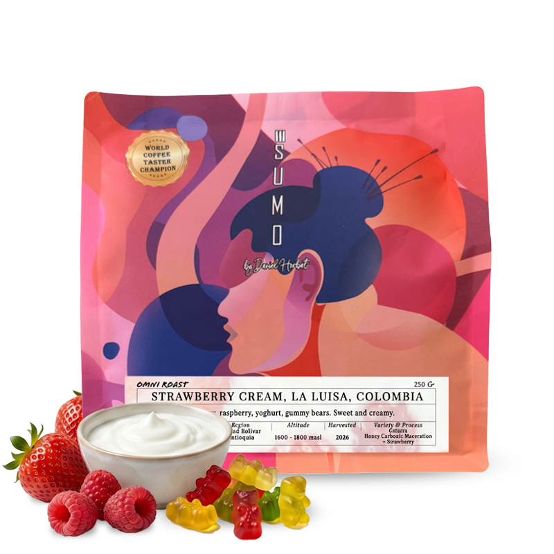 Výběrová káva SUMO Coffee Roasters Kolumbie LA LUISA STRAWBERRY CREAM - 1000g