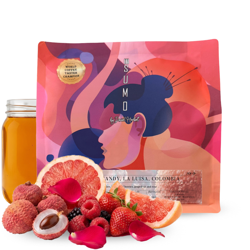 Výběrová káva SUMO Coffee Roasters Kolumbie LA LUISA LYCHEE CANDY