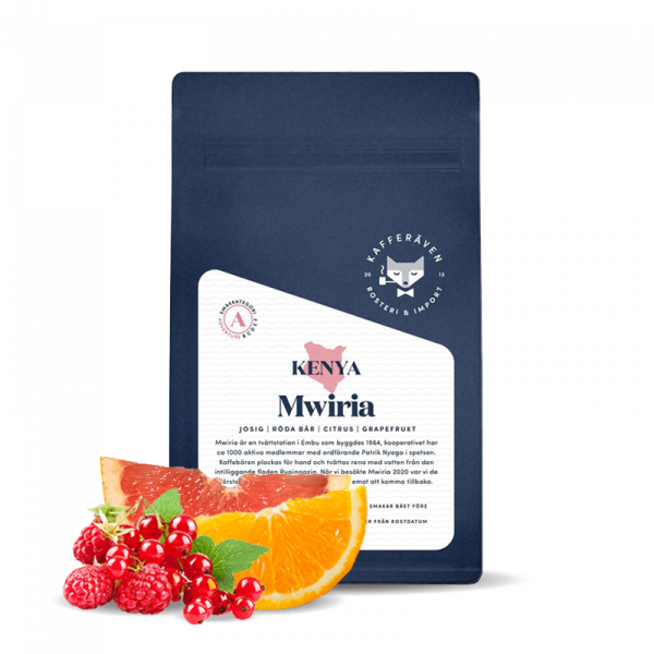 Výběrová káva  Kafferäven Per Nordby Keňa MWIRIA