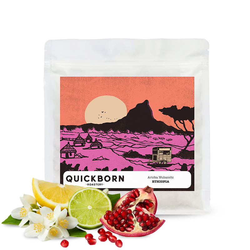 Výběrová káva Quickborn Roastery Etiopie ARICHA WUBANCHI