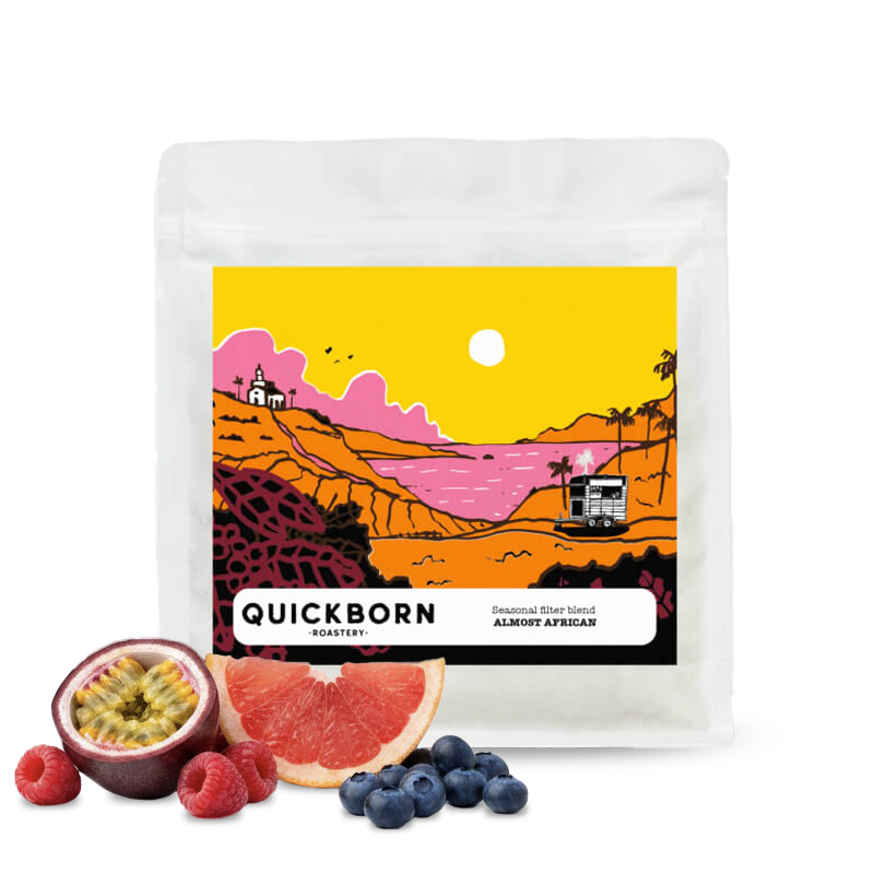 Výběrová káva Quickborn Roastery ALMOST AFRICAN FILTER blend