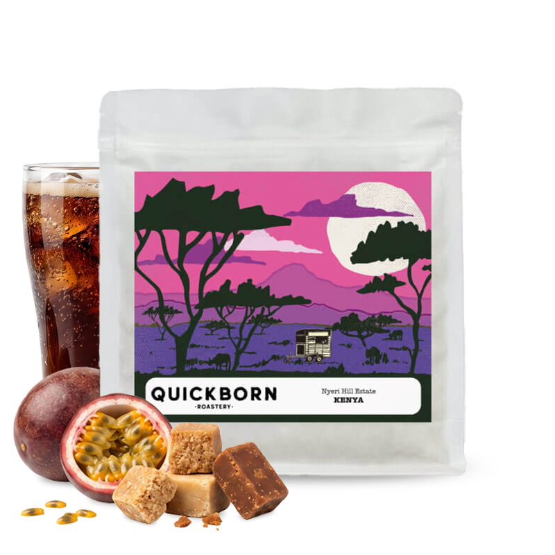 Výběrová káva Quickborn Roastery Keňa NYERI HILL AB